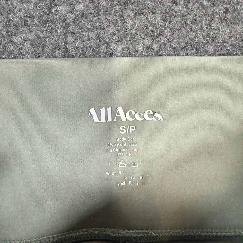 All Access Leggings Women Small Green Workout Compression Athleisure‎ Athletic